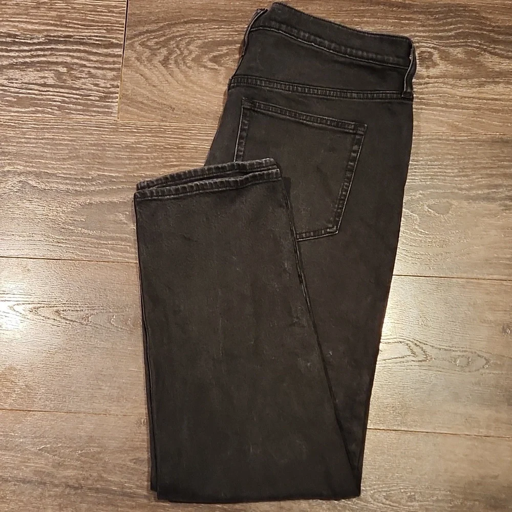 ❤️ J CREW 90s MID-RISE CLASSIC STRAIGHT JEANS, CHARCOAL WASH, 12 (31)